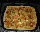 Foto langkah ke 5 dari resep Pizza pakai double pan no mixer no oven.