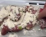 A picture of step 5 of Beef Roll-Ups with Avocado, Ham, and Cheese.