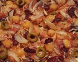 Une image de l'étape 3 de Pizza revisitée aux petits légumes.