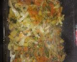 Rakott zöldség darált hússal és szalonnával recept fázis 4 fotója