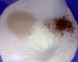 A picture of step 1 of Yeast doughnut.