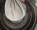 A picture of step 1 of Dahi ke sholey fried hung curd roll.