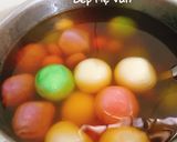 A picture of step 7 of Five-Color Glutinous Rice Dumplings in Ginger Syrup (Chè Trôi Nước Ngũ Sắc).