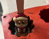 Une image de l'étape 3 de Sucette chocolat Noël.