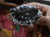 Trufas de chocolate en cantidad