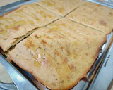 Foto del paso 3 de la receta: Tosta de harina de garbanzo con pavo y queso cottage