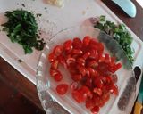 Foto del paso 3 de la receta: Fideos con queso crema y cherrys