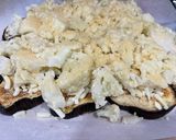 Mustáros padlizsánnal sült karfiol recept fázis 4 fotója