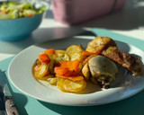 Foto del paso 5 de la receta: Muslitos de pollo al horno crujientes y muy sabrosos!