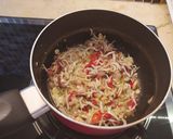 Foto langkah ke 2 dari resep Tumis Teri Daun Pepaya.