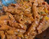A picture of step 11 of Valentines Pink Pasta.