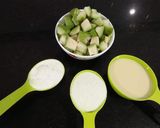 A picture of step 1 of Guava ice cream thodi spicy thodi sweet.