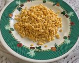 A picture of step 1 of Kacche chane ki chaat.