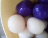 Gambar langkah 13 resipi Bubur Bebola Tepung Pulut (Filipino Ginataang Bilo-Bilo).