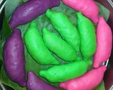 Foto langkah ke 5 dari resep Es Pisang Ijo Pelangi.