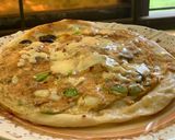 A picture of step 5 of Paratha Omelet Pizza.