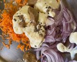 A picture of step 4 of Spicy Buttermilk Chicken Sandwich on Coleslaw (Tiffin recipe).