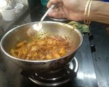 A picture of step 4 of Kalo Jeera Diye Kochor Torkari.