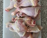 A picture of step 1 of Thai Fried Chicken.
