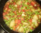 A picture of step 2 of Fiery Thai pasta salad.