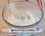 A picture of step 1 of Milk Bread.