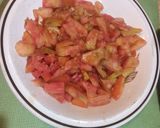 Foto del paso 2 de la receta Ensalada de mango, aguacate, cebolla y tomate en crujiente de queso