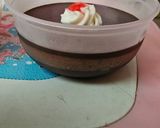 Foto langkah ke 8 dari resep Puding Black Forest Cup.