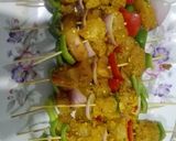 A picture of step 2 of Chicken Shashlik.