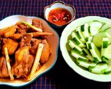 Hình bước làm 4 của món Gà rô ti nước dừa