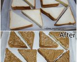 Foto langkah ke 5 dari resep Cheese Coffee Toast (Roti Tawar ala Roti Boy).