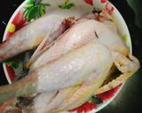 Hình bước làm 1 của món Gà hấp tỏi