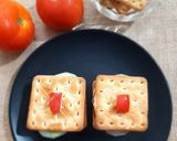 A picture of step 5 of Crackers Sandwiches.