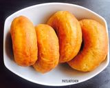 A picture of step 1 of Soft Fluffy Doughnuts....