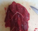 Foto del paso 1 de la receta: Escalopa rellena de jamón y queso