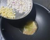 A picture of step 2 of Palak Aloo ki sabzi.