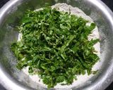 A picture of step 1 of Pearl Millet Chamchamiya.