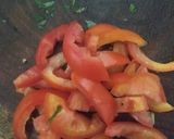 A picture of step 7 of Bright light Jellof & P.P Chiken -fish with Sunrise Spinach.
