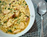 Foto del paso 6 de la receta: Arroz meloso con rodaja de pota y caldo dashi-no-moto