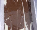 Foto langkah ke 4 dari resep Eggless Zebra Cake (non keto).