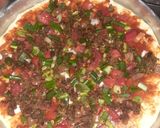 صورة لخطوة 4 من وصفة بيتزا باللحمة المفرومه 😋🍕