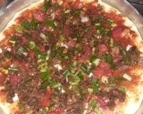 صورة لخطوة 4 من وصفة بيتزا باللحمة المفرومه 😋🍕