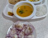 પરોઠા મટર પનીર સબ્જી    ભાત દાળ ડુંગળીનું સલાડ અને લીંબુ નું અથાણું રેસીપી સ્ટેપ8ફોટો