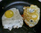 A picture of step 1 of Half fry egg curry.