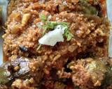 Bharla vanga(bharva baingan, stuffed bringal) recipe step 5 photo