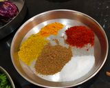 A picture of step 1 of Stuffed Brinjal Curry.
