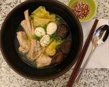 A picture of step 3 of Wonton Soup with Pork Ribs.