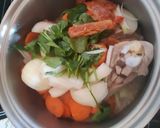 Foto del paso 1 de la receta: Spaghetti c/manteca y Salsa de Verduras c/Pollo