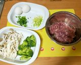 盆栽蒸肉餅的食譜步驟1照片