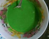 Foto langkah ke 3 dari resep Brownies kukus coklat pandan no mixer, murah, anti gagal 😋😋😋.