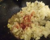 A picture of step 3 of Aloo Ka Chokha.
